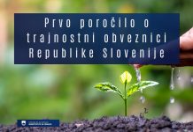 Prvo poročilo o trajnostni obveznici Republike Slovenije
